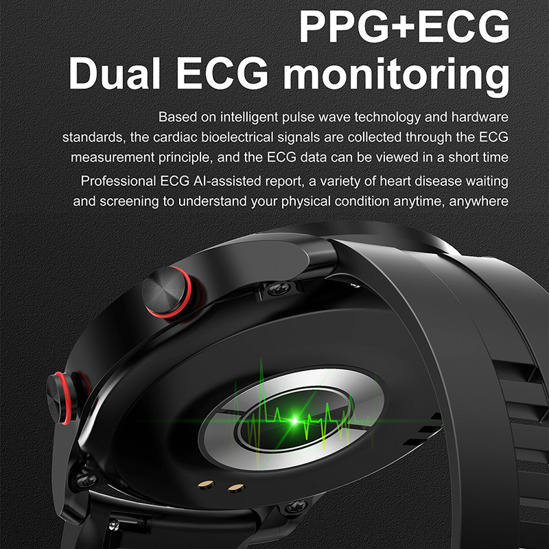 ECG + PPG Bluetooth 通話スマートウォッチ - Seaweed Snack のレビューと価格