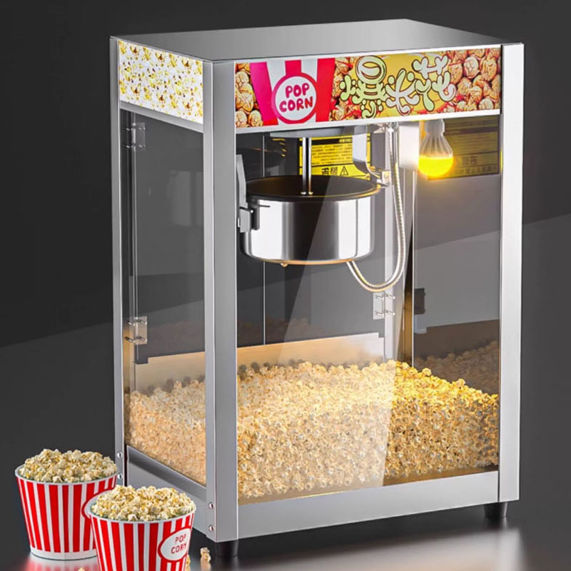 全自動業務用ポップコーンマシン 220/110V ステンレス - Popcorn のレビューと価格