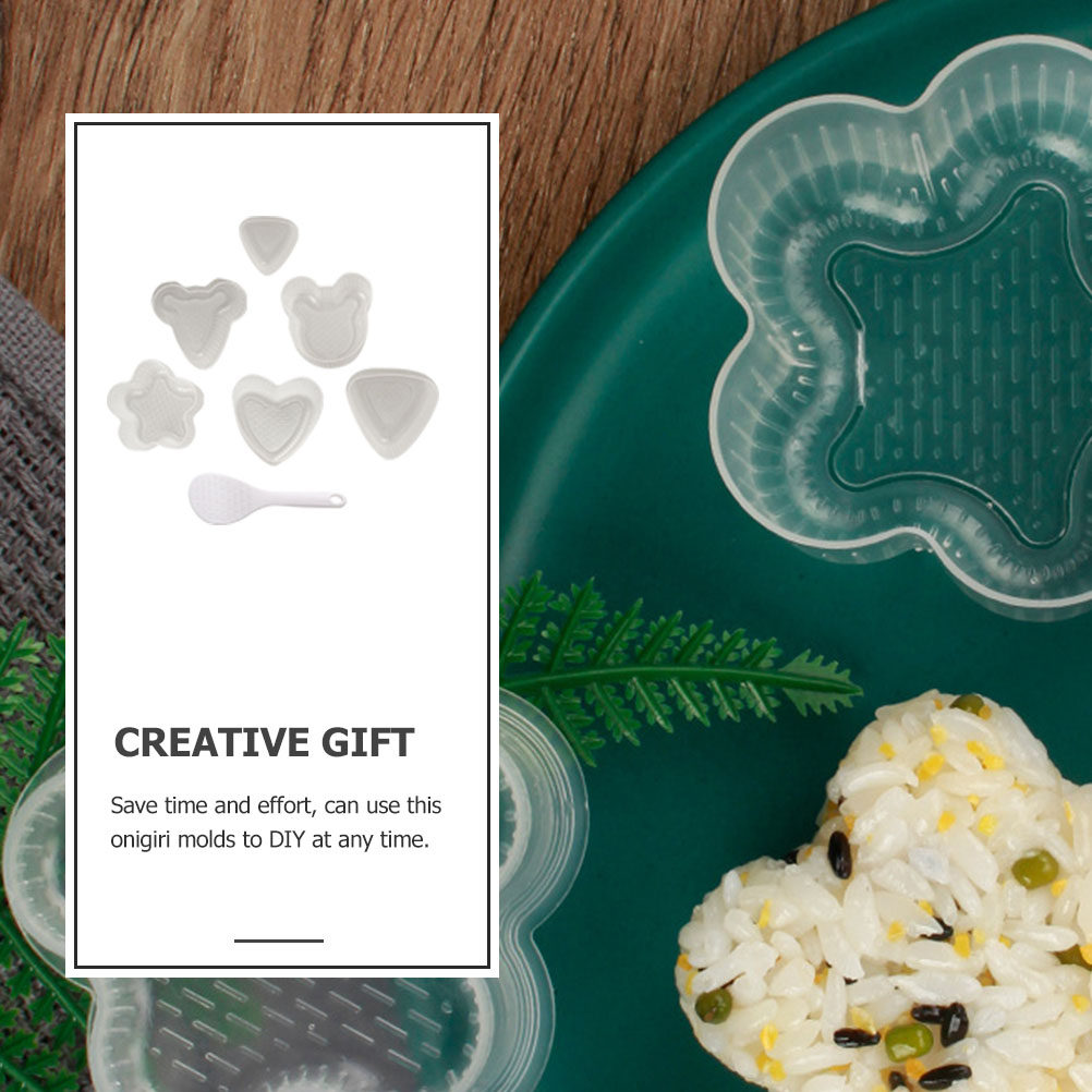 1セットの、創造性を刺激するおにぎり型。焦げ付き防止加工のP - Seaweed Snack のレビューと価格